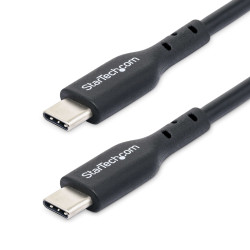 Cavo di ricarica startech.com usb tipo c 3m 60w pd m/m nero [usb2cc3mbke]
