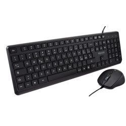 Set tastiera/mouse v7 cku350it combo usb italiano qwerty con cavo