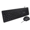 Set tastiera/mouse v7 cku350it combo usb italiano qwerty con cavo
