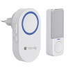 Kit campanello techly wireless fino a 180m con pulsante ip56 rilevatori