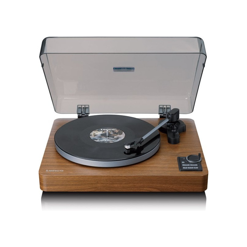 Giradischi lenco lbta-165wd automatico in legno 33-45 rpm