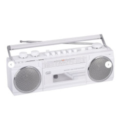 Radio trevi rr 501 lettore mp3/usb con funzione bluetooth bianco