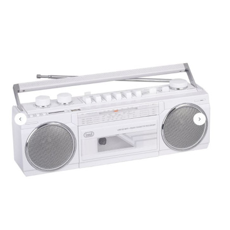 Radio trevi rr 501 lettore mp3/usb con funzione bluetooth bianco