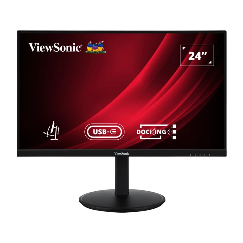 Monitor led 23.8'' viewsonic vg2409u-2 full hd 1920x1080p/5ms/classe