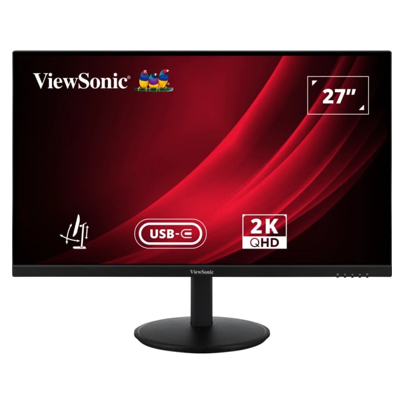 Monitor led 27" viewsonic vg2709-2k-mhdu-2 quad