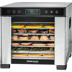 Disidratatore automatico rommelsbacher 600w acciaio inox/nero [da