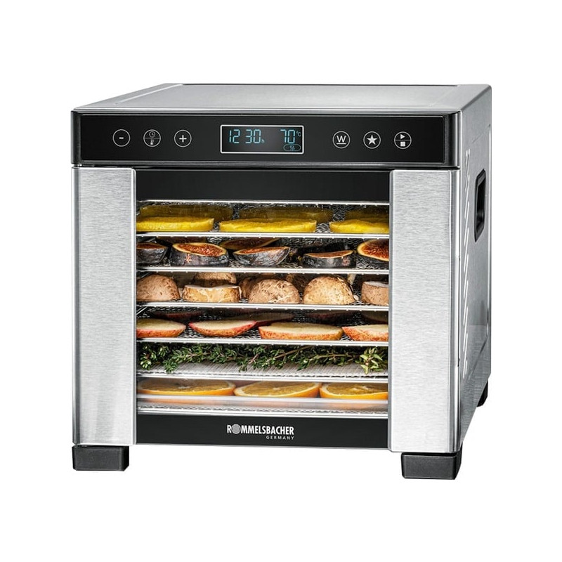 Disidratatore automatico rommelsbacher 600w acciaio inox/nero [da
