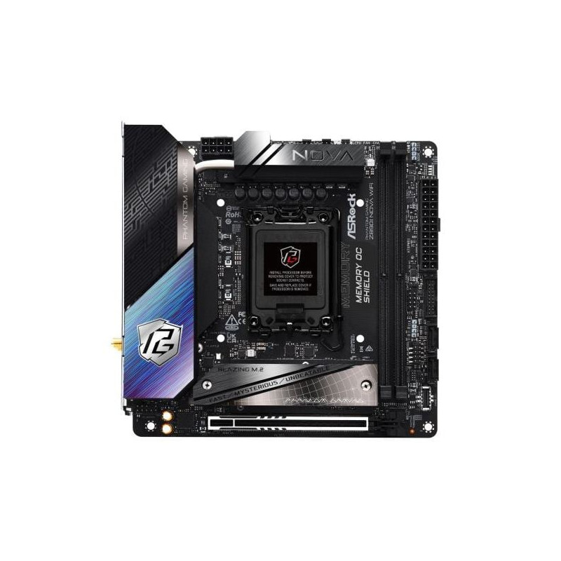 Scheda madre asrock z890i intel z890/mini itx/sockel 1851/ddr5/rgb
