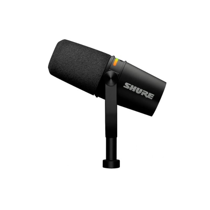 Microfono shure mv7 per podcast nero [mv7+-k]