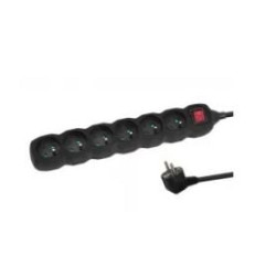 Multipresa tipo e esperanza elk217k 6gn/1.5m nero [elk217k]