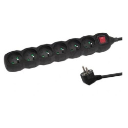 Multipresa tipo e esperanza elk219k 6gn/5m nero [elk219k]