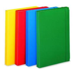 Cartellina con elastico fellowes progetto u140 giallo 24x35 dorso