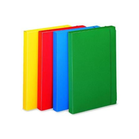 Cartellina con elastico fellowes progetto u140 giallo 24x35 dorso