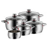 Set di pentole wmf 07.7455.6380 quality one acciaio inox 5pz [07.7455.6380]