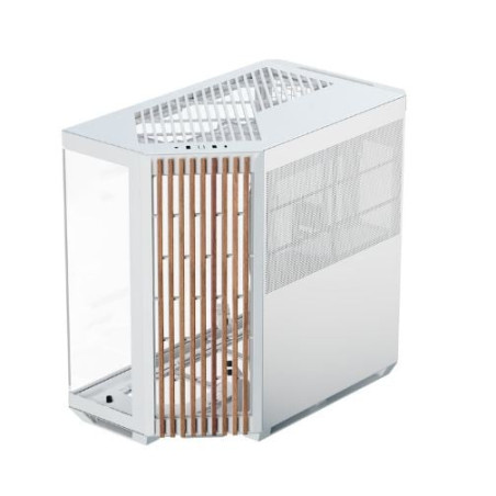 Case apnx v1-w-wt-v1 midi-tower atx legno/bianco