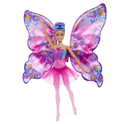 Bambola barbie mattel butterfly ballerina multicolore [hxj10]