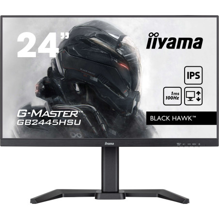 Monitor led 23.8'' iiyama gb2445hsu-b2 full hd 1920x1080p/1ms/classe