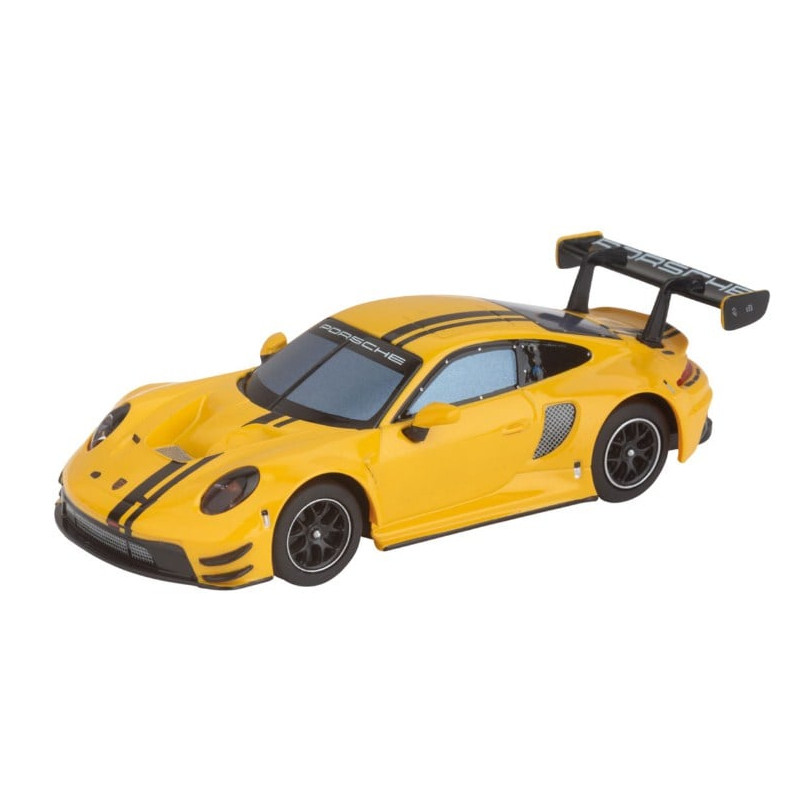 Modellino carrera hybrid porsche 911 gt3 r 1/50 giallo [50051001]