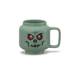 Tazza lego scheletro in ceramica 530ml verde sabbia [41460808]