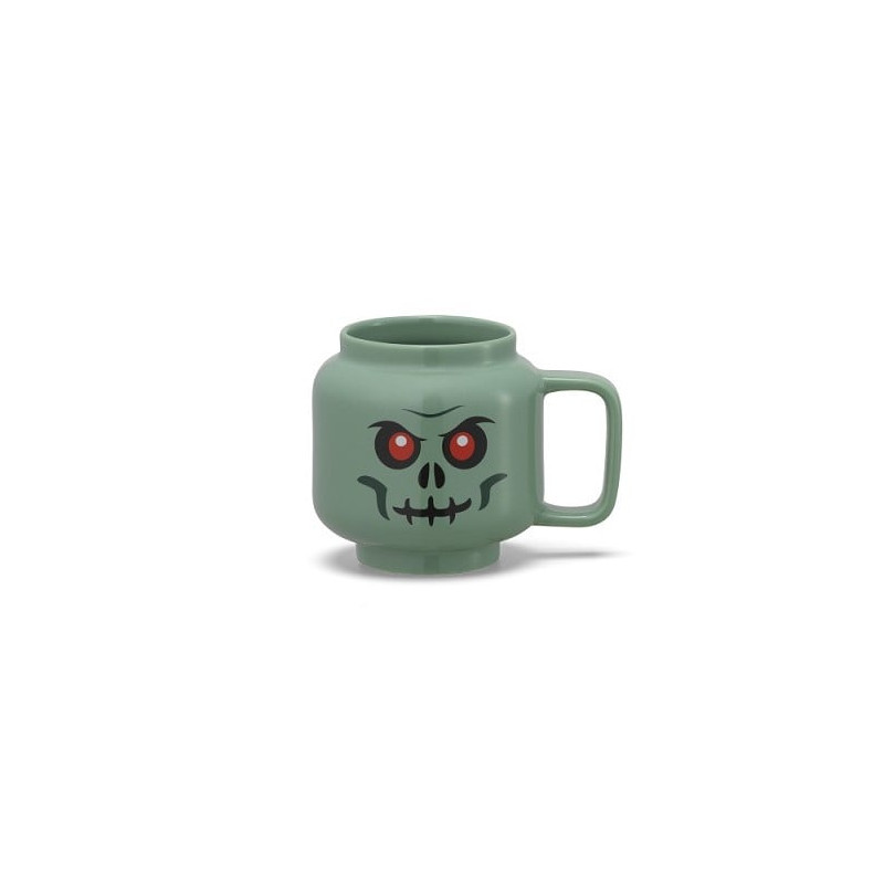 Tazza lego scheletro in ceramica 530ml verde sabbia [41460808]