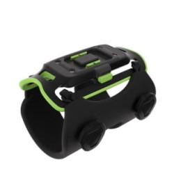 Supporto da polso zebra con doppio cinturino a quadrante grande per