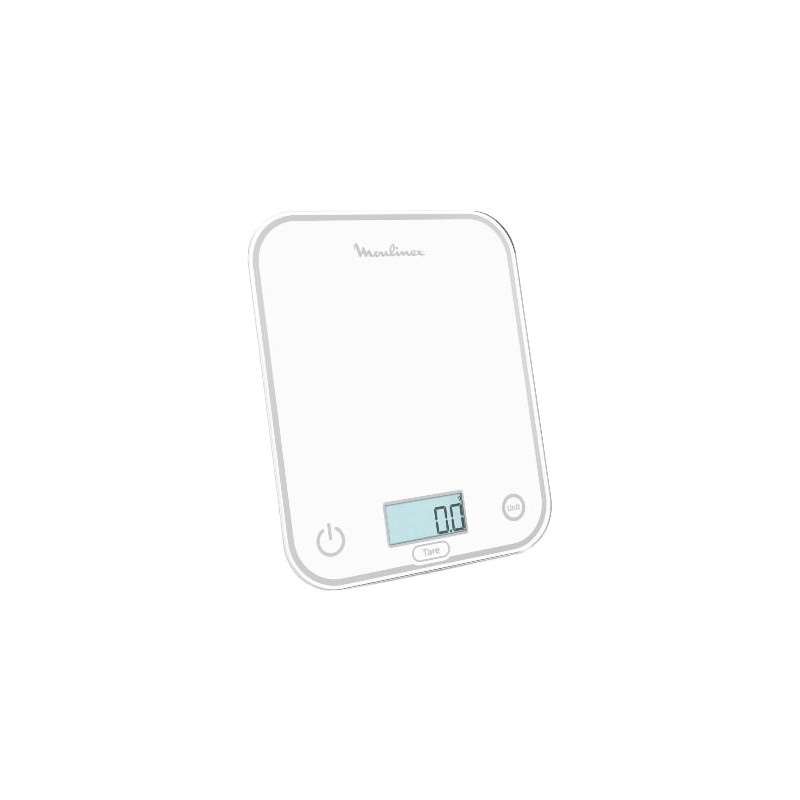 Bilancia da cucina elettronica moulinex bn50u0 lcd max 5kg bianco