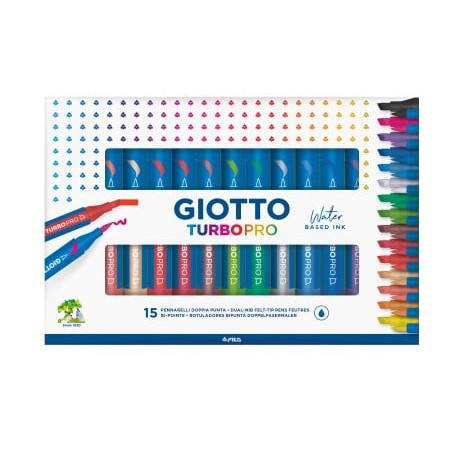 Pennarello giotto turbo pro 15pz [f427800]
