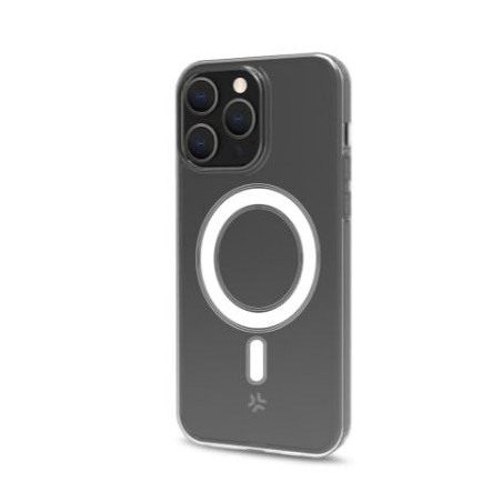 custodia celly per iphone 15 pro max trasparente [gelskinmag1111]