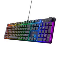 Tastiera trust gxt866 torix meccanica da gioco rgb qwerty nero [24912]