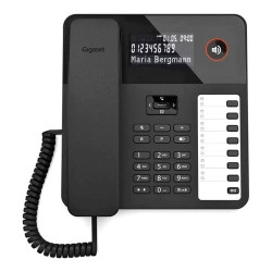Telefono gigaset desk 600 cablato con display lcd nero [smdesk600n]