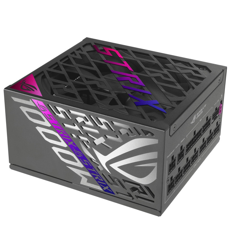 Alimentatore 1000w asus rog strix 1000 platinum 80+ nero/argento