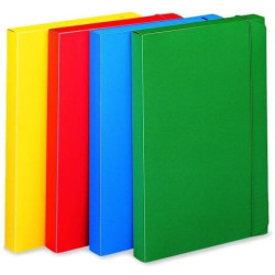 Cartellina con elastico fellowes progetto u140 verde 24x35 dorso