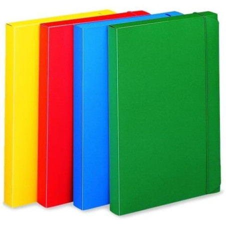 Cartellina con elastico fellowes progetto u140 verde 24x35 dorso