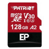 128gb scheda sdxc patriot ep pro v30 u3 a2 classe10 90/80mb/s rosso/carbone