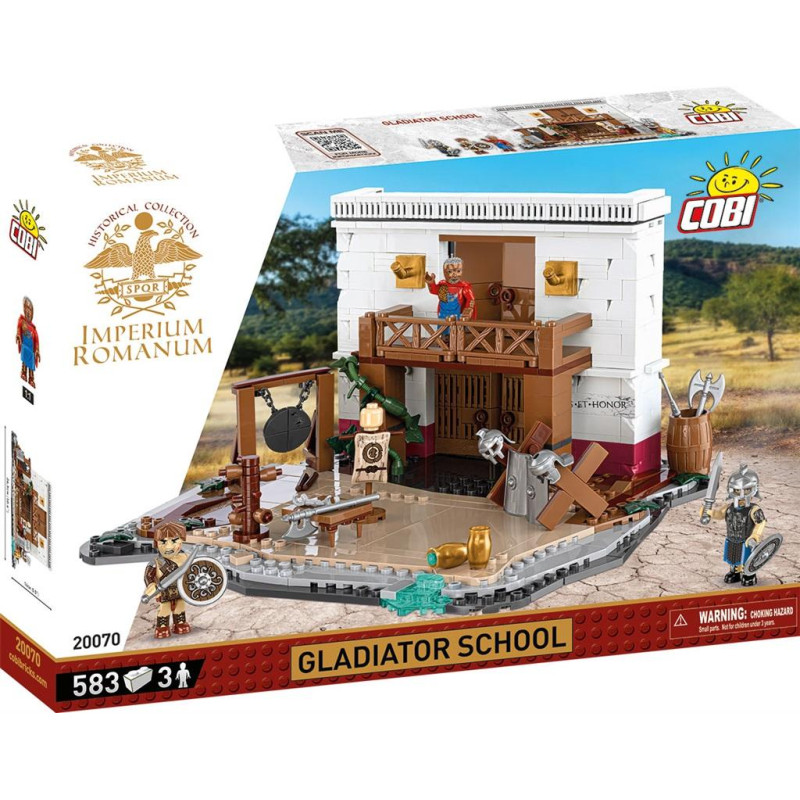 Set di costruzioni cobi blocks impero romano - scuola dei gladiatori