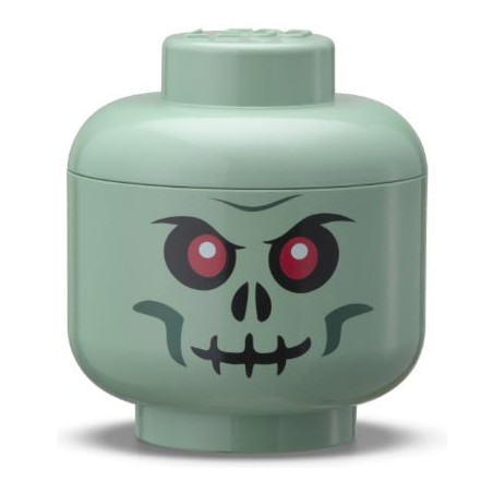 Portaoggetti room copenhagen/lego testa scheletro 10.5x12.3x10.8cm