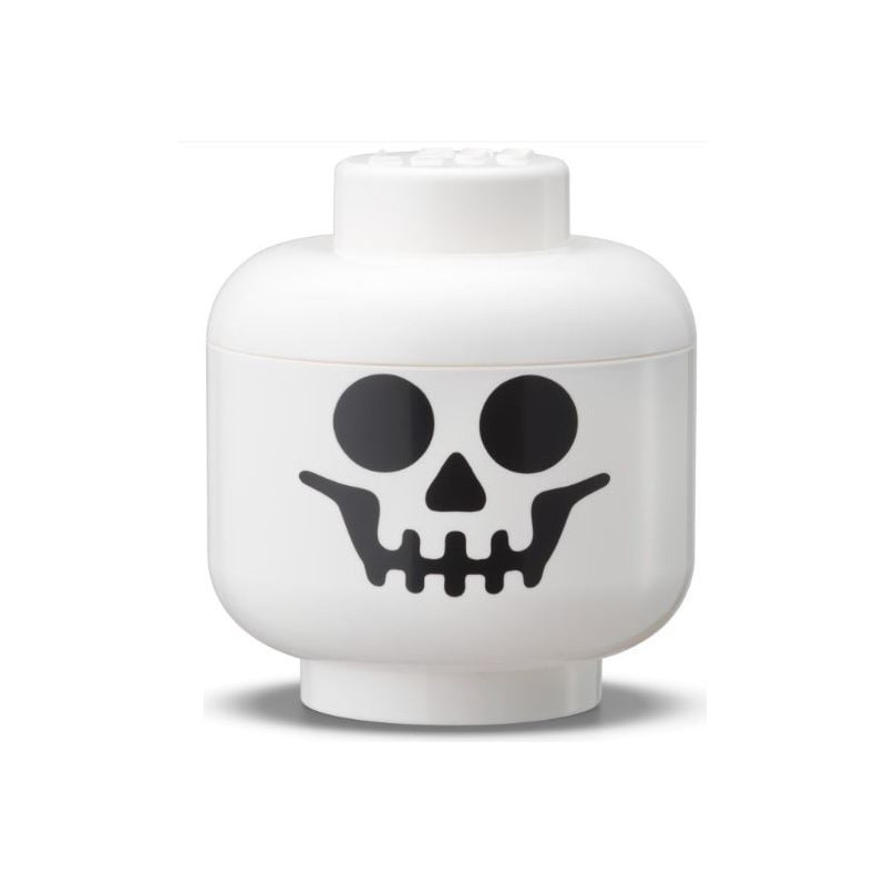 Portaoggetti room copenhagen/lego testa scheletro 10.5x12.3x10.8cm