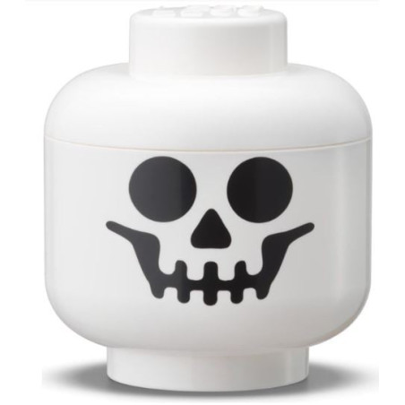 Portaoggetti room copenhagen/lego testa scheletro 10.5x12.3x10.8cm