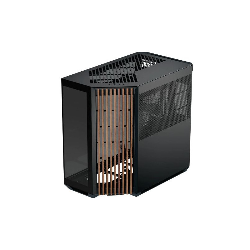 Case apnx v1-w-bk-v1 midi-tower atx nero/legno [apcm-vi01103.11]