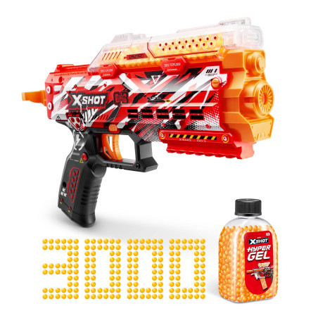 Zuru xshot hyper gel blaster 3000palline multicolore [36728]