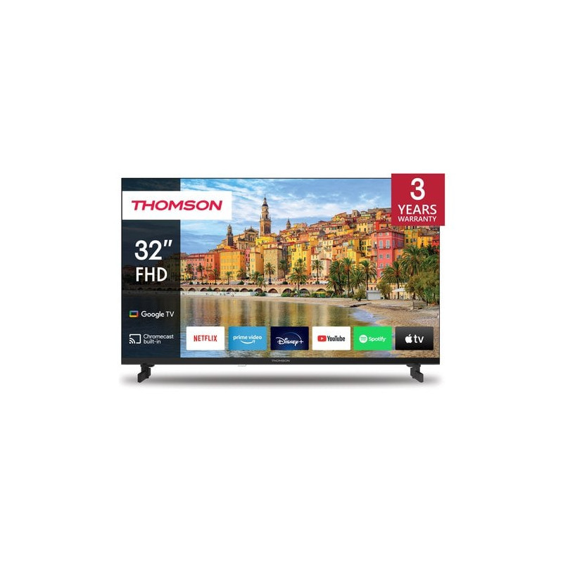 Tv led 32" thomson 32fg2s14 full hd 1920x1080p google tv classe
