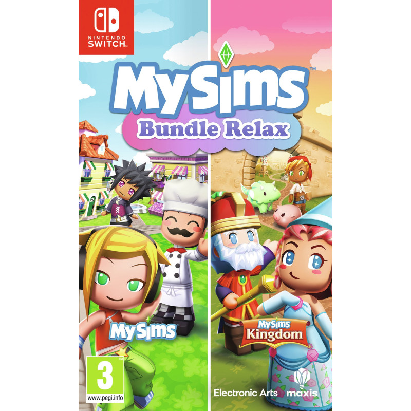 Videogioco nintendo switch - my sims bundle relax
