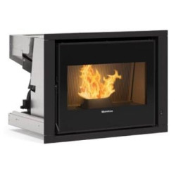 Caminetto incasso extraflame ad aria calda/68cm classe a+ grigio
