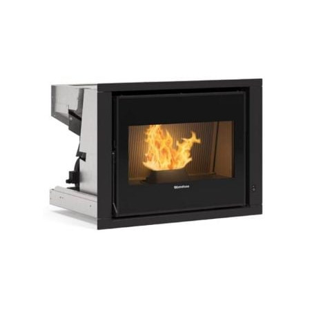 Caminetto incasso extraflame ad aria calda/68cm classe a+ grigio
