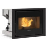 Caminetto incasso extraflame ad aria calda/68cm classe a+ grigio