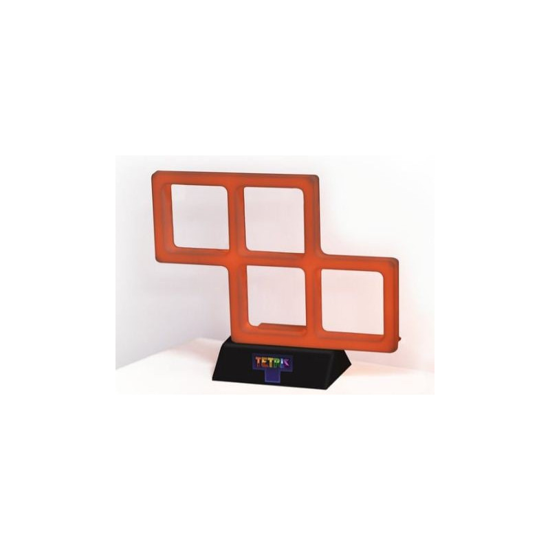 Lampada decorativa creazioni fizz tetrimino z a led rosso