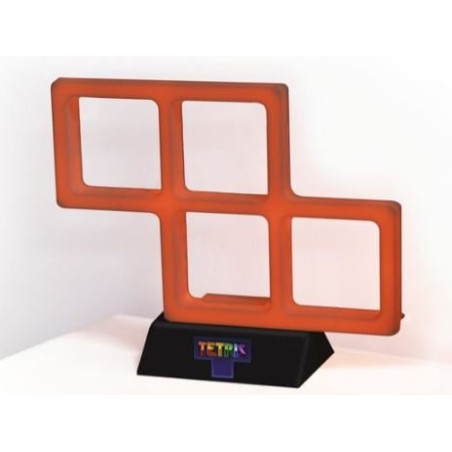 Lampada decorativa creazioni fizz tetrimino z a led rosso