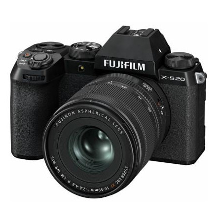 Fotocamera fujifilm x-s20 ibrida xf16-50mm nero