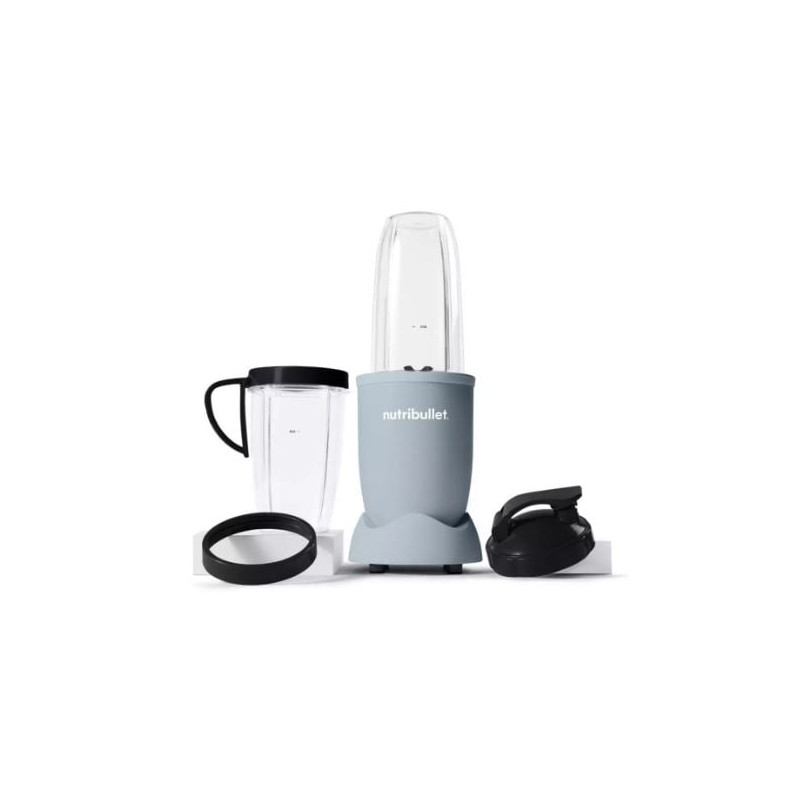 Frullatore nutribullet pro nb907masl 710ml+946ml 900w vetro blu opaco/grigio