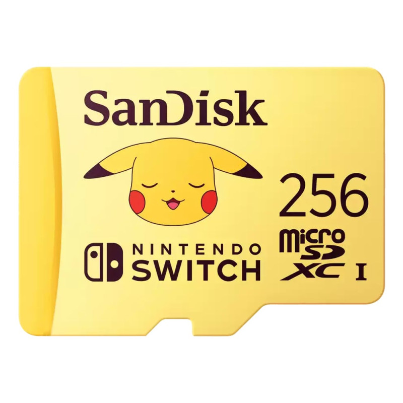 256gb scheda microsdxc sandisk 100 mb/s giallo